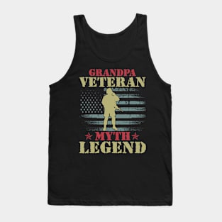 Grandpa Veteran T-shirt Tank Top